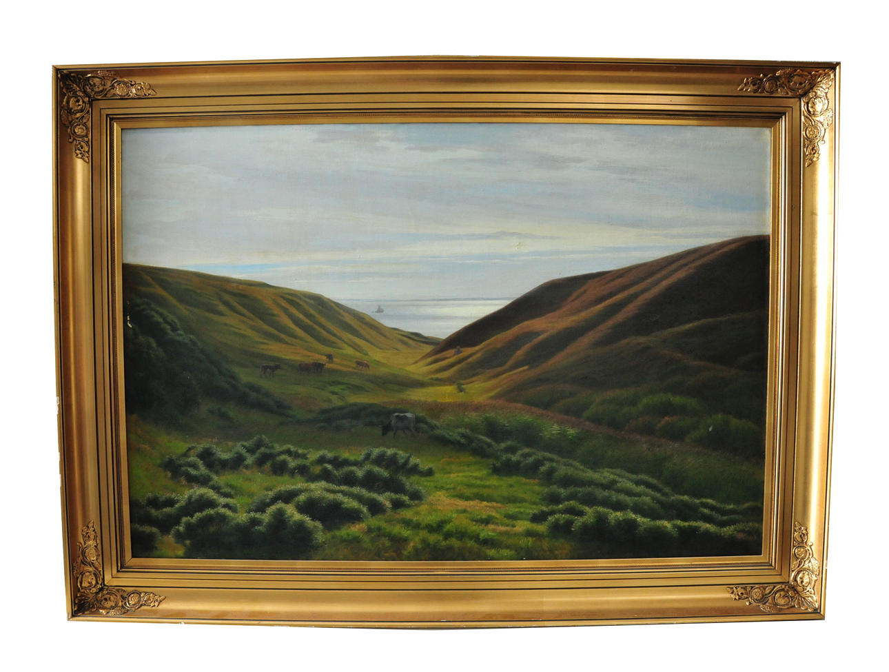 JOHAN ULRIK BREDSDORFF. Olja på duk. Monogramsignerad och daterad 1873.