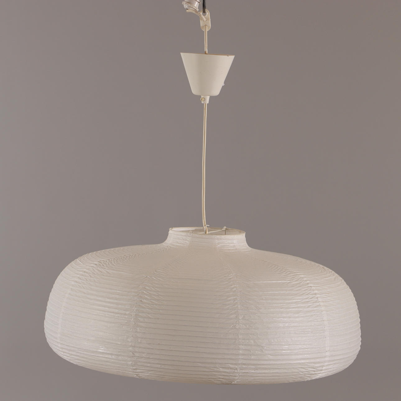 CEILING LAMP, rice paper, 20th century.