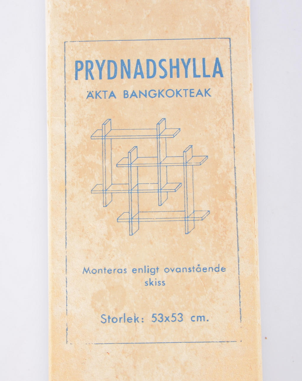 PRYDNADSHYLLA, Bangkokteak, 1960/70-tal.