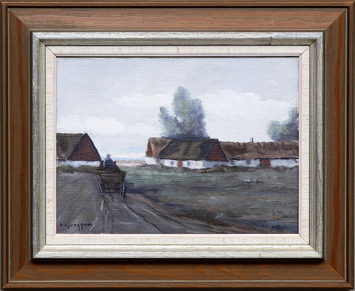 BIRGER LJUNGQVIST. Olja på duk, signerad.