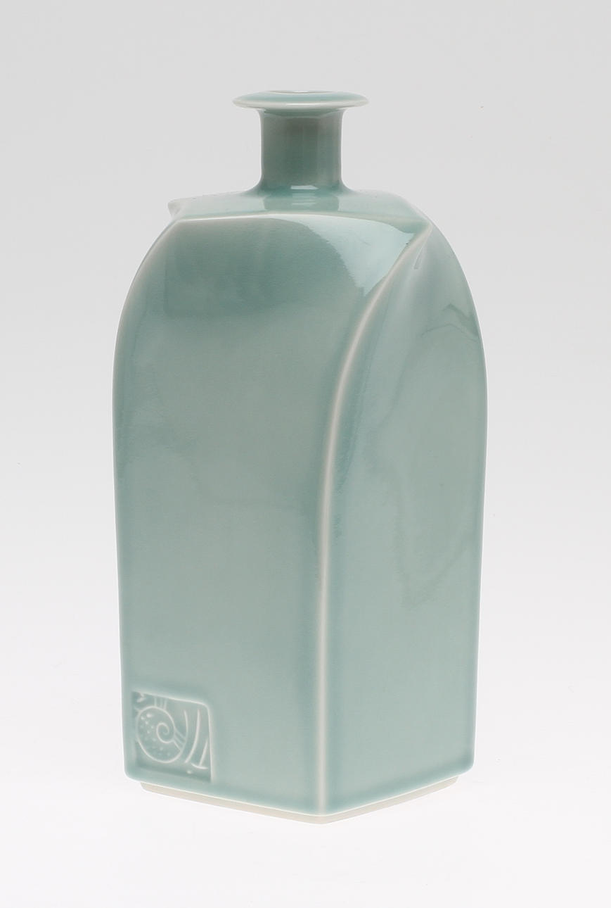 FLASKA, Signerad Gösta Grähs. Rörstrand.