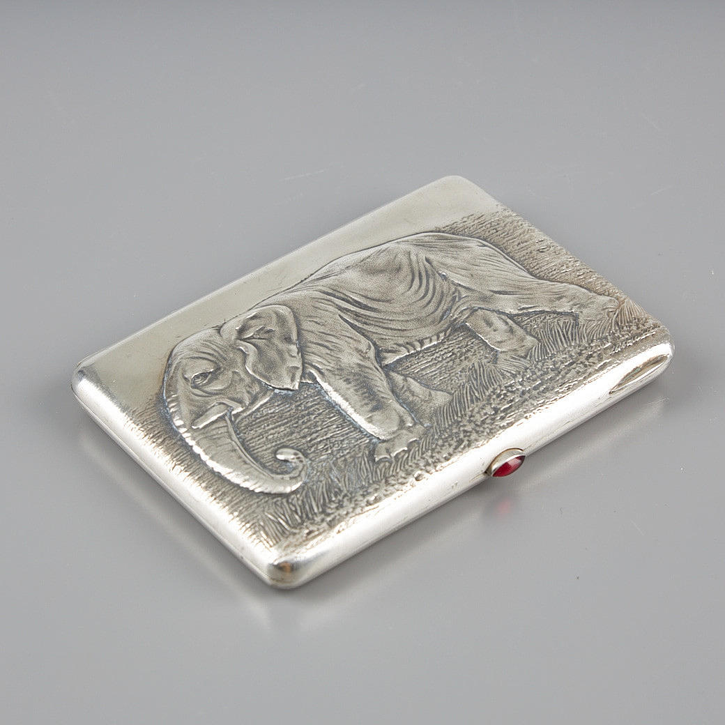 SILVER CASE, Vasily Juruenen, Moscow 1908-26.