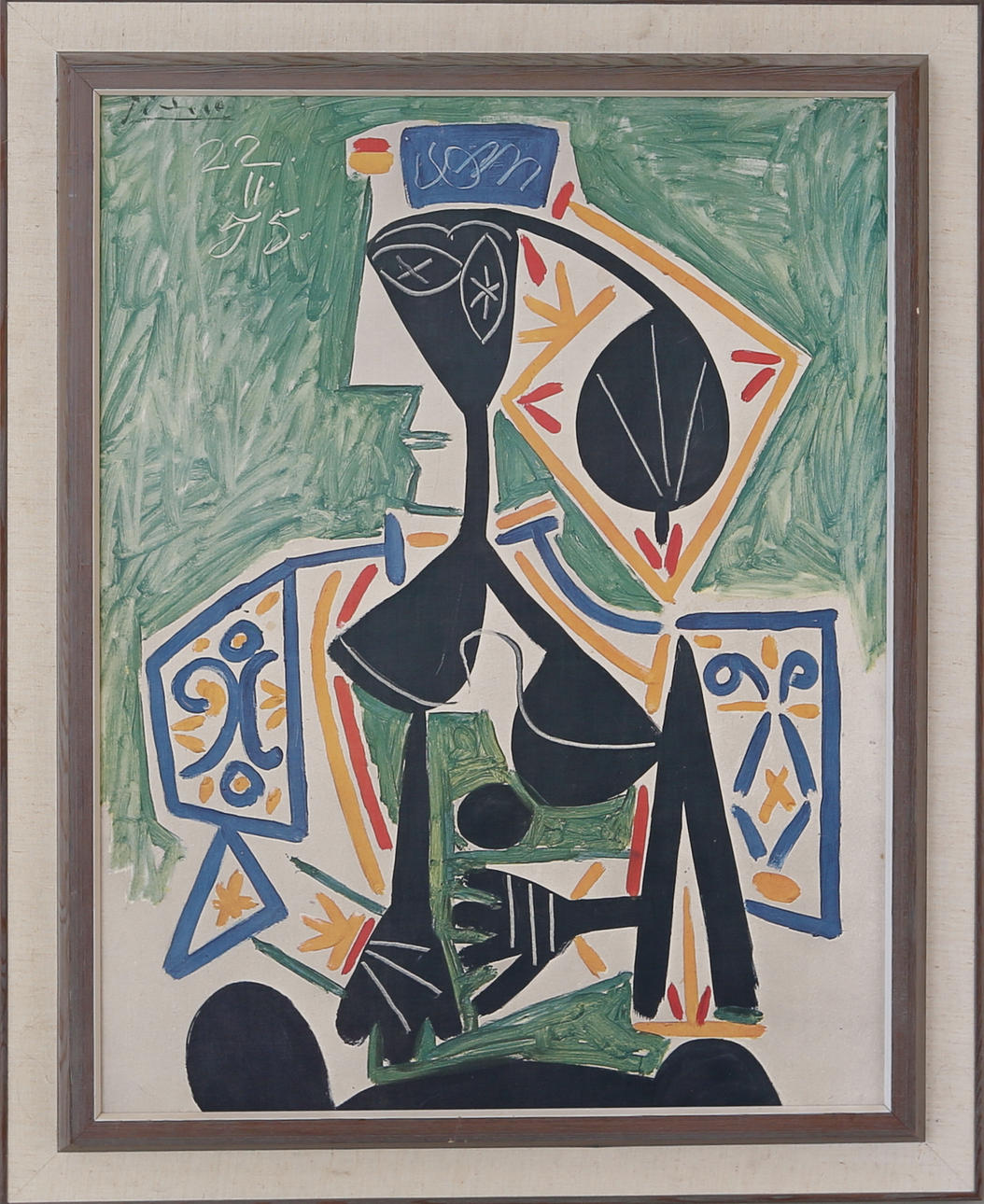 PICASSO. Turkisk kvinna, Master Art, Kopia.