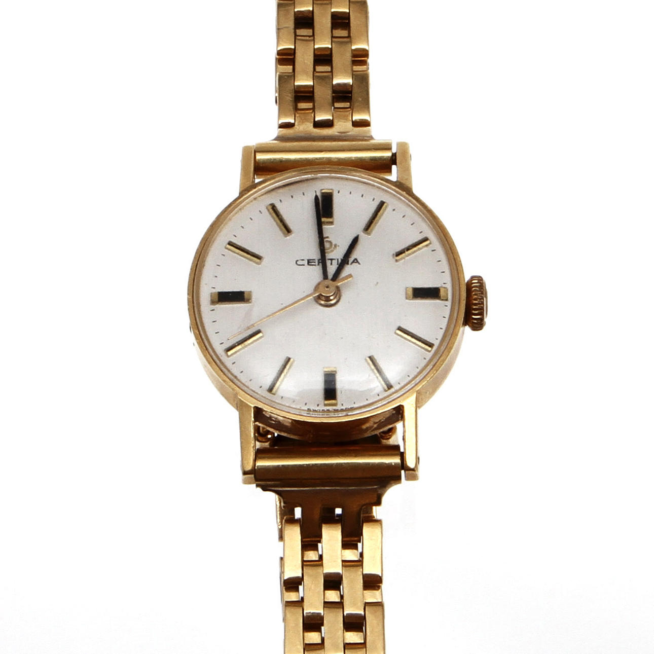 DAMARMBANDSUR, 18K rödguld, Certina. Totalvikt 28,5 g.