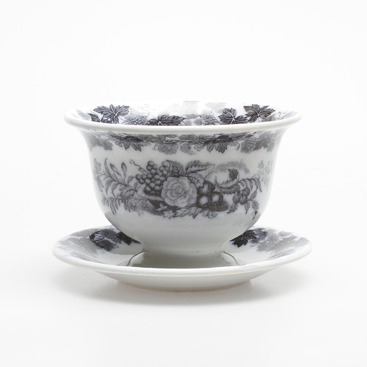 SÅSSKÅL, flintgods, Rörstrand, 1800-tal.