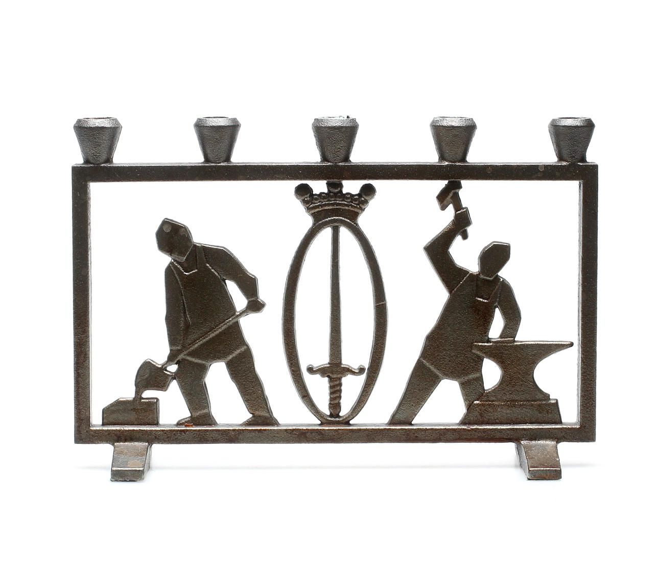 LJUSSTAKE, järn, 1900-tal.