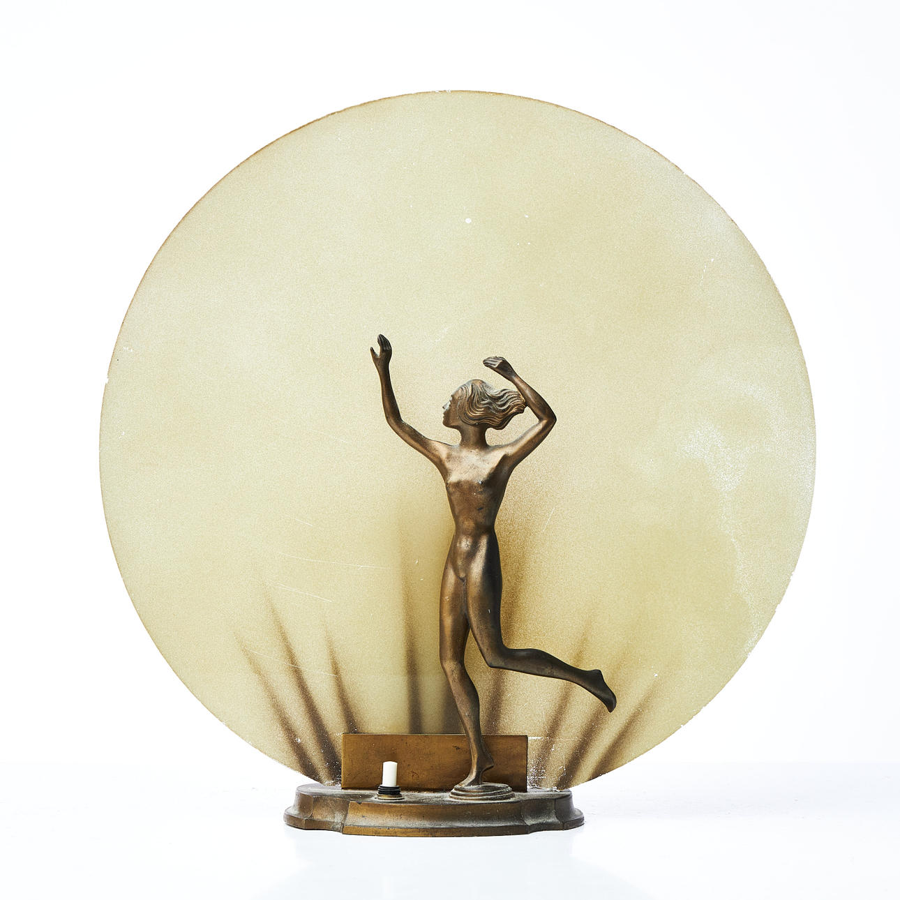 TABLE LAMP, Art deco, marked Stjärnmetall, 1930s.