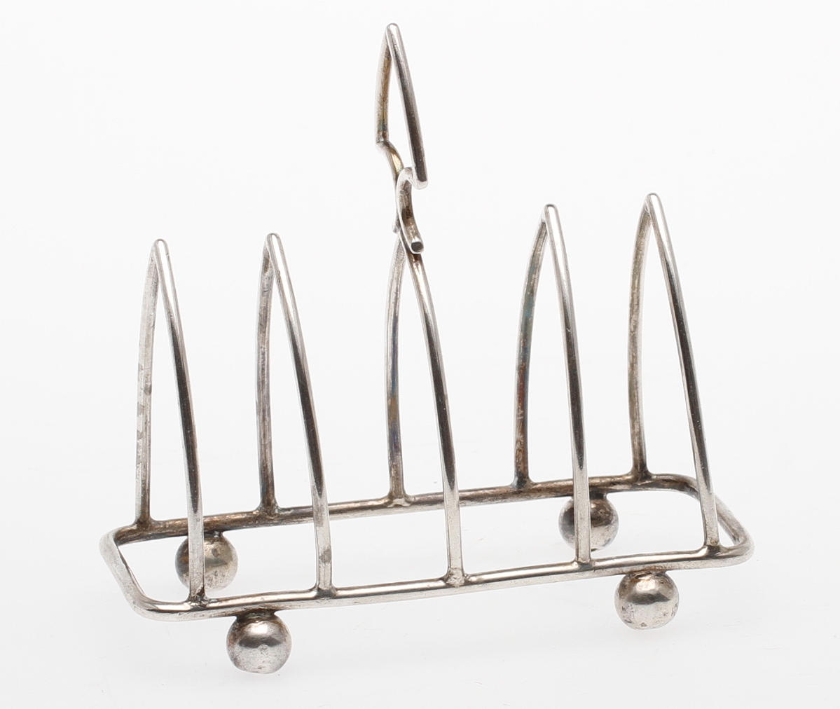 TOASTSTÄLL, silver, A J Bailey & Son, Birmingham 1907.