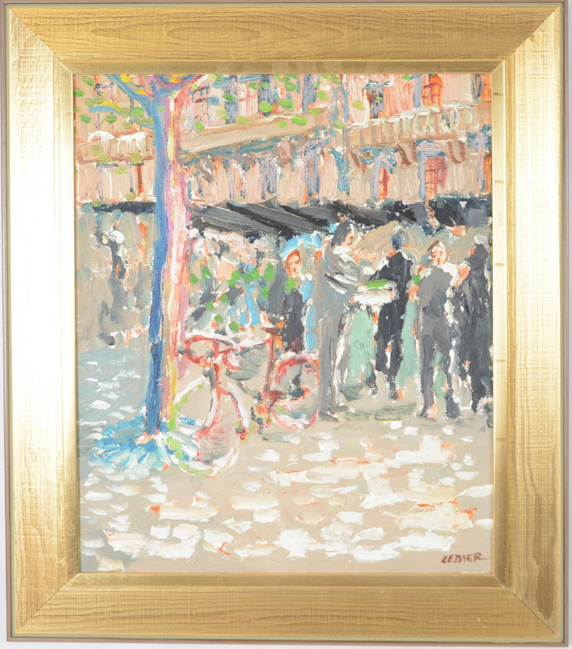 DANIEL LEBIER. Olja på pannå.