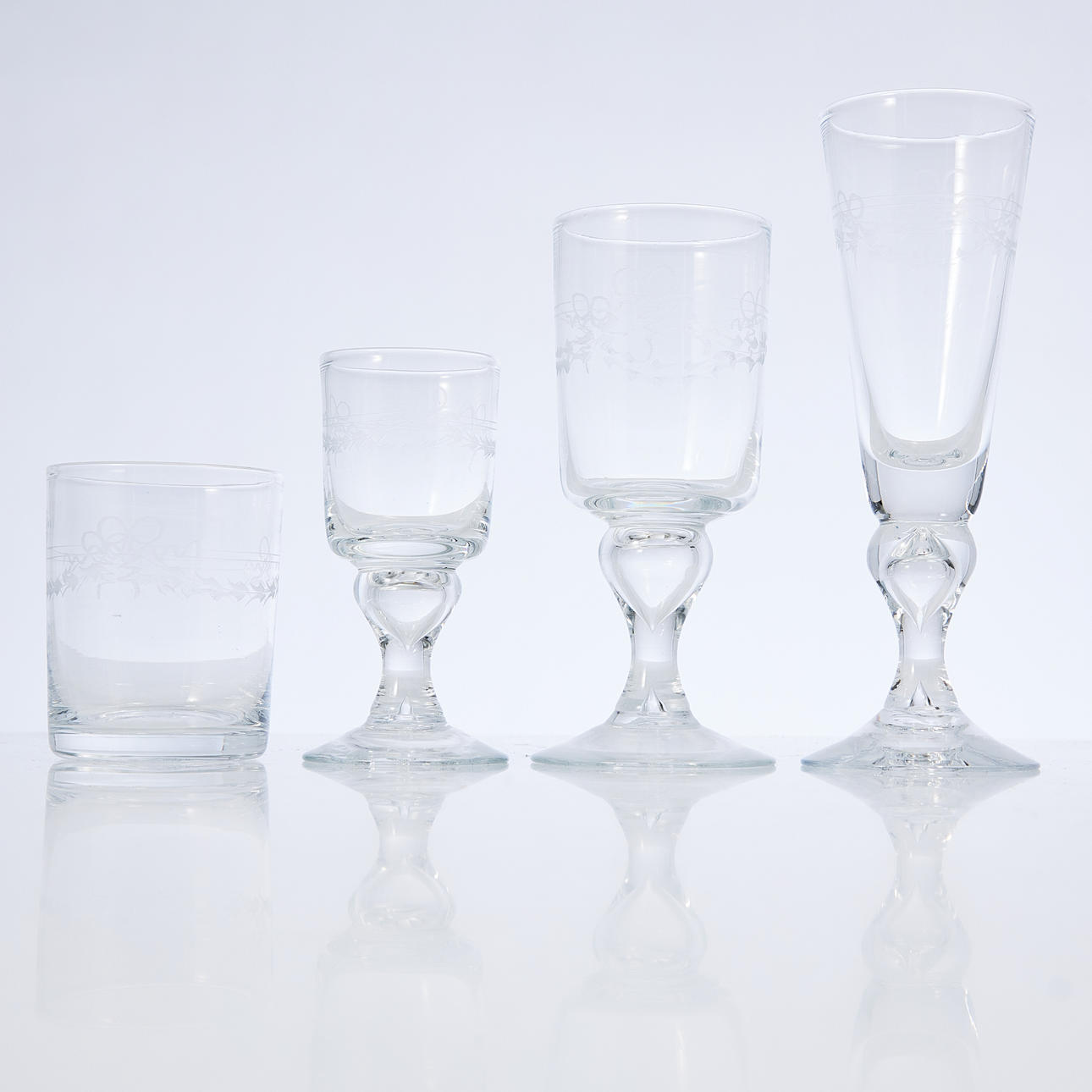 GLAS, "Antik" Rejmyre, 27 stk.