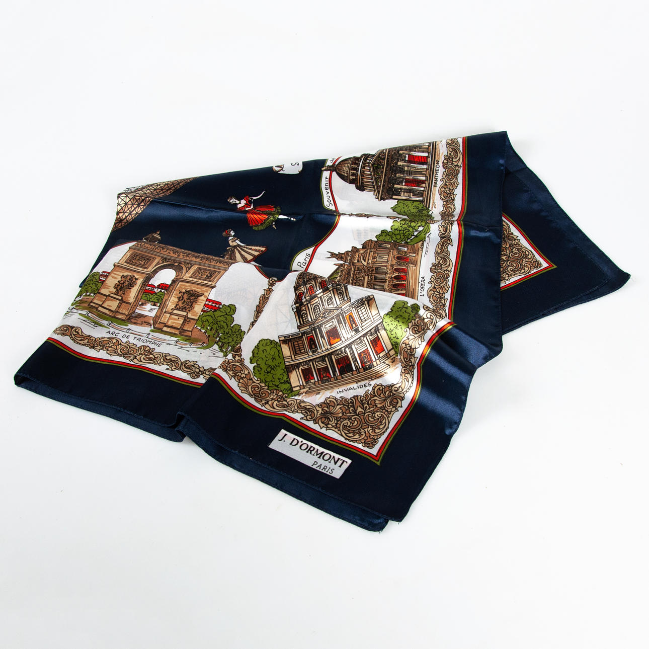 SCARF J'ORMONT PARIS. Vintage.
