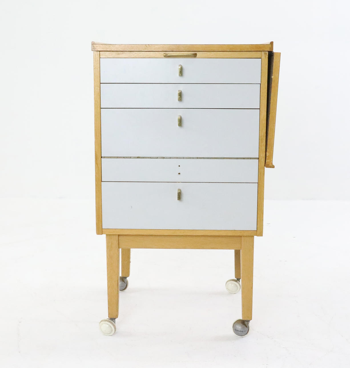 SKÅP, mässing, ekfanér, 1900-tal.