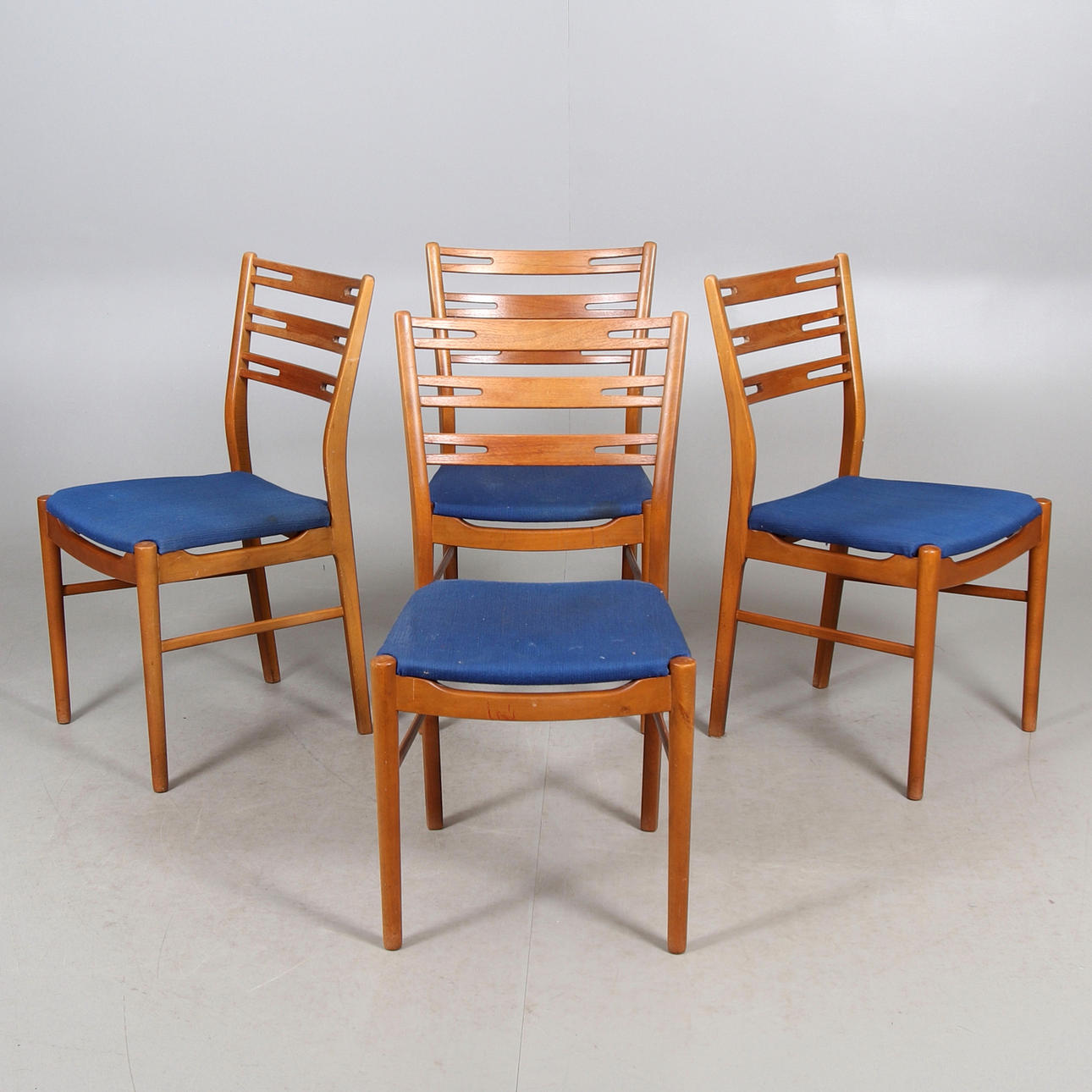 STOLE, 4 stk, "Della", IKEA. 1960'erne.