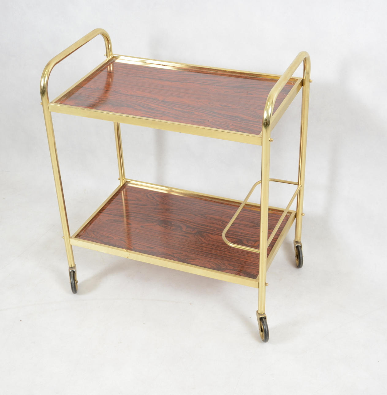 DRINKVAGN, mässing, 1970-tal.