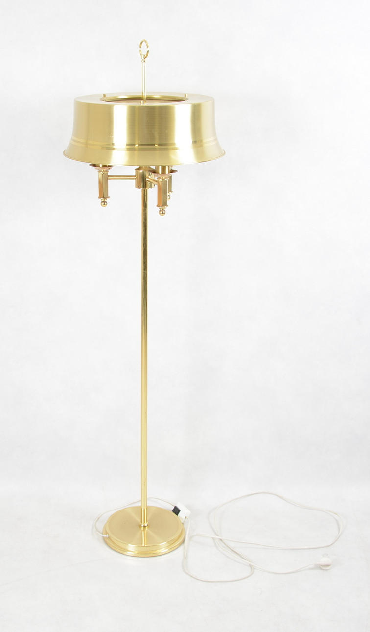 GOLVLAMPA, mässing, engelsk stil, 1900-tal.