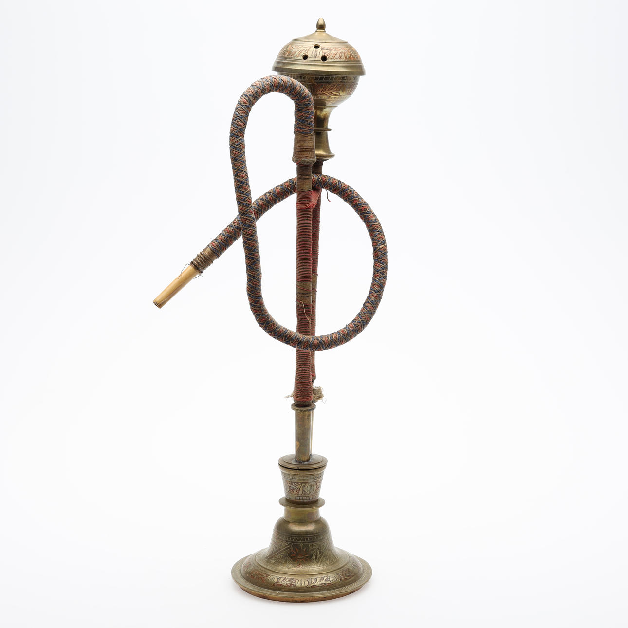 VANDRØR, messing, tekstil, orientalsk.