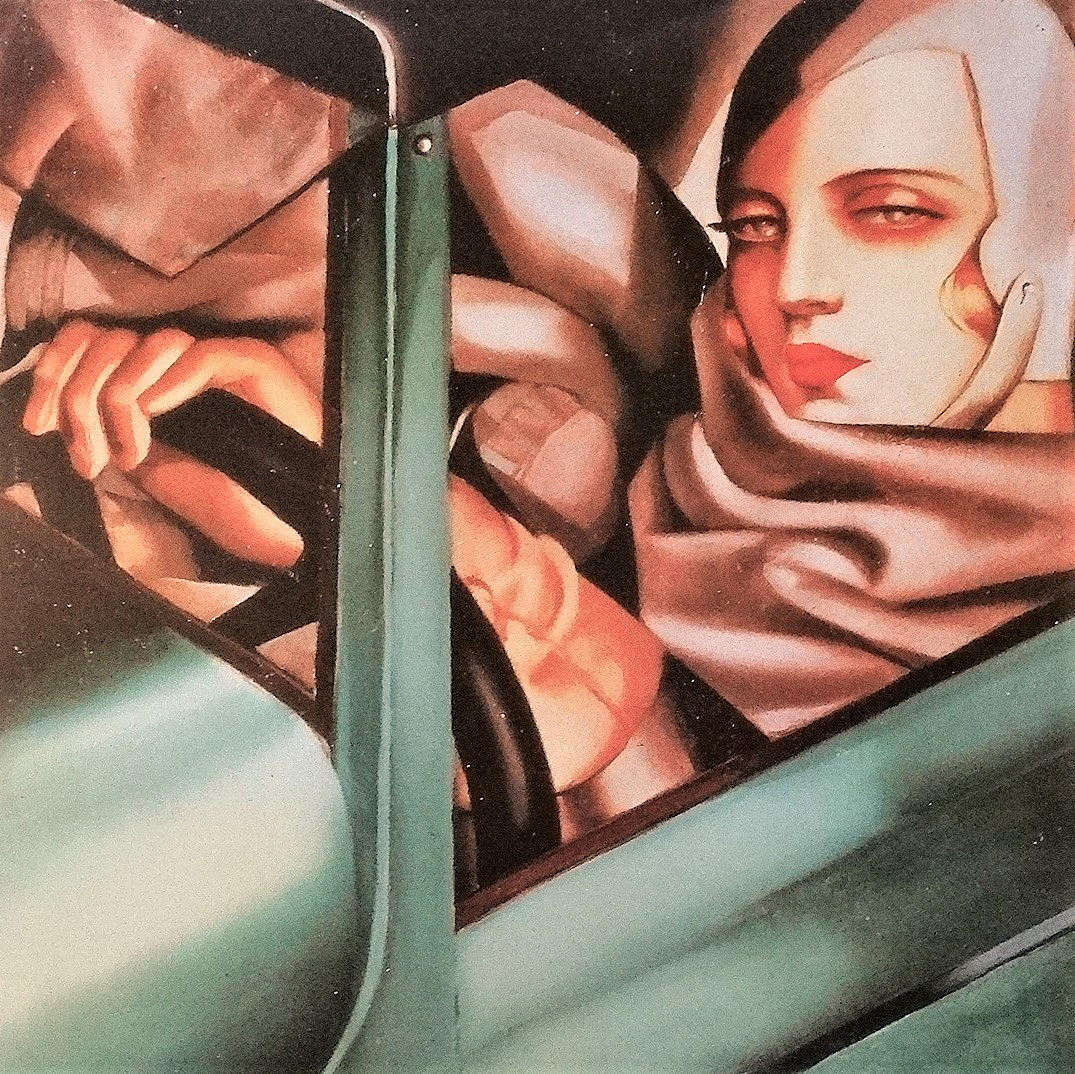 TAMARA DE LEMPICKA. Autoportrait 1925, Poster, um 2000.