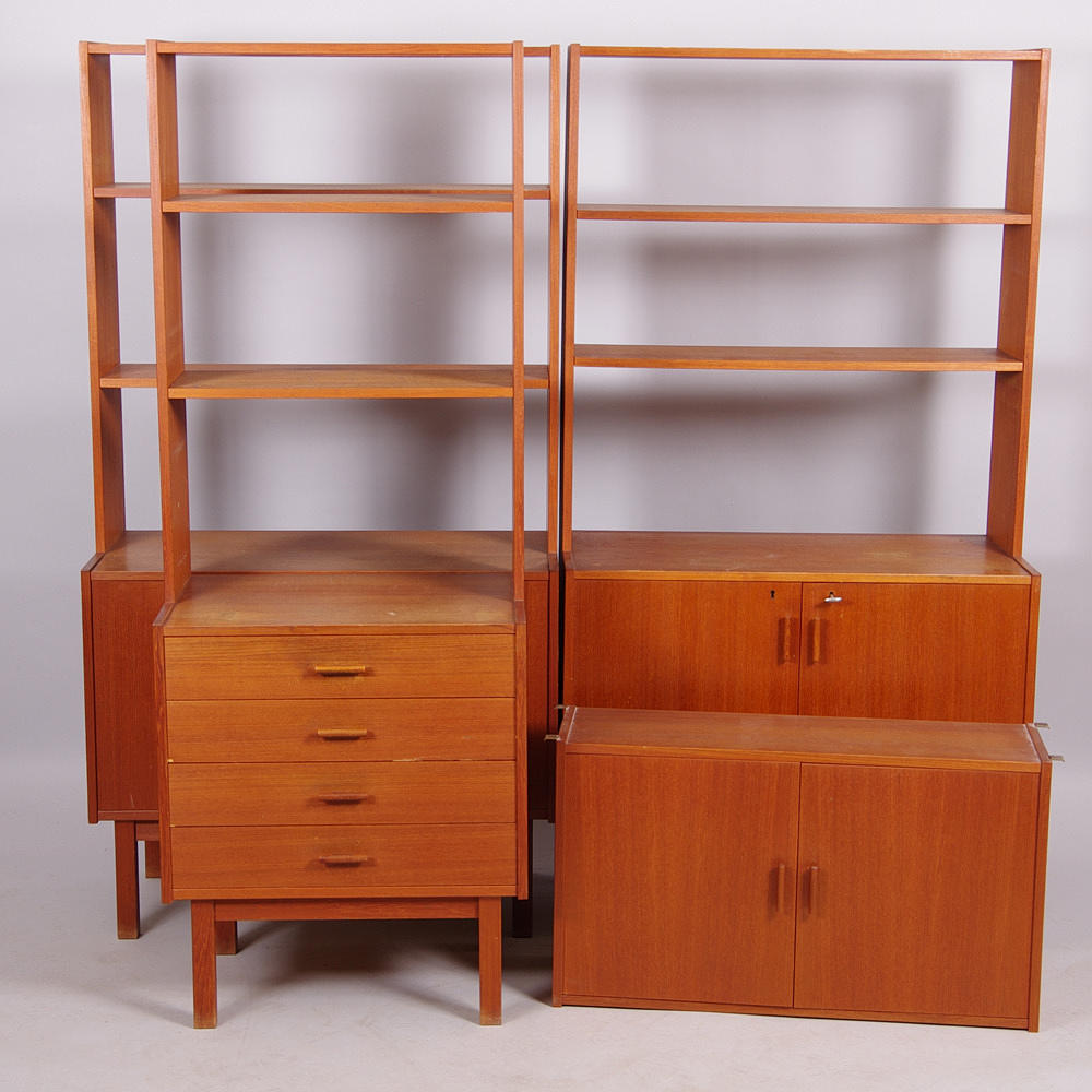 BOKHYLLA, teak, Breox, 1900-talets mitt.