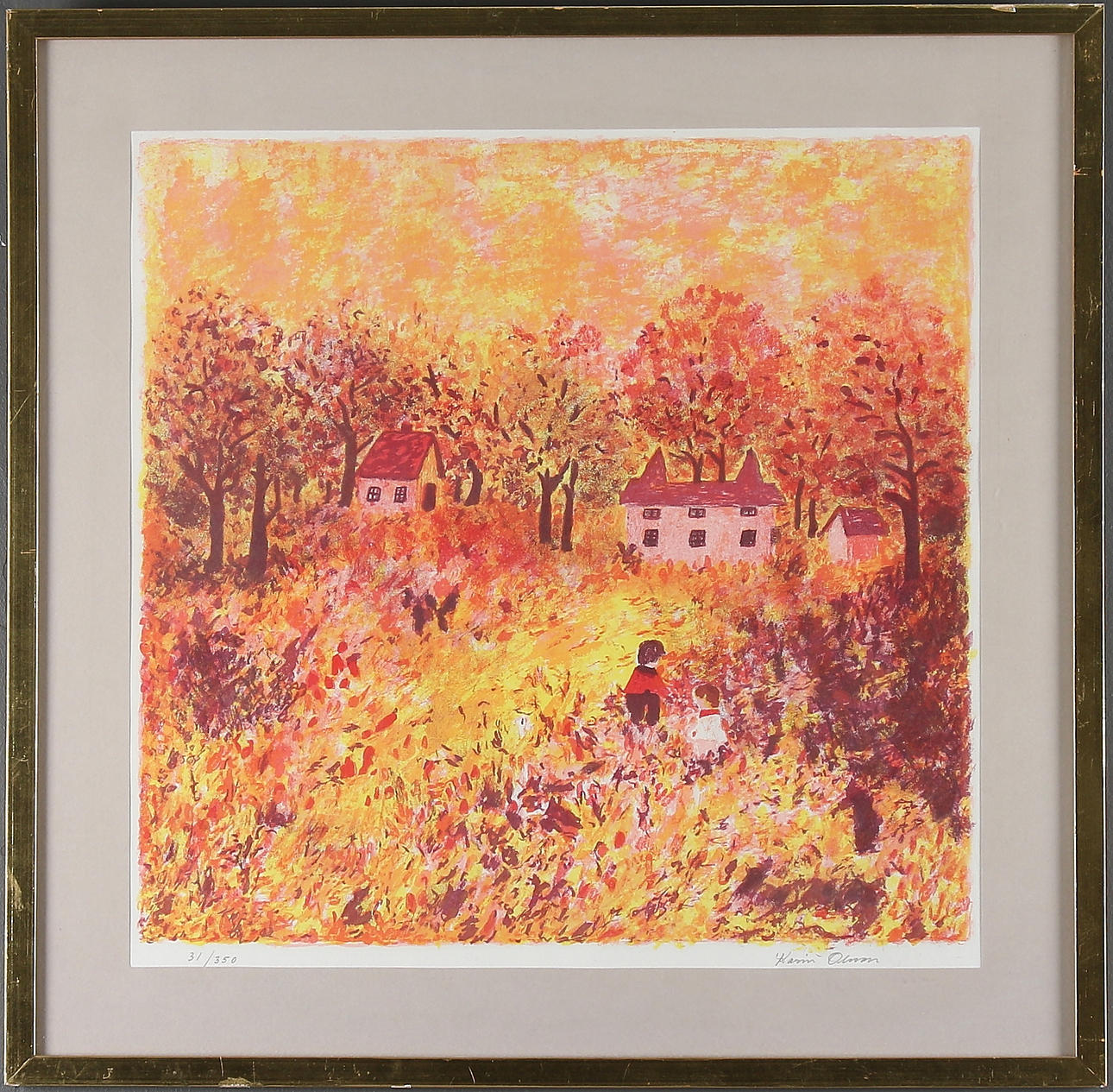 KARIN OLSSON. Litografi, signerad och numrerad 31/350.