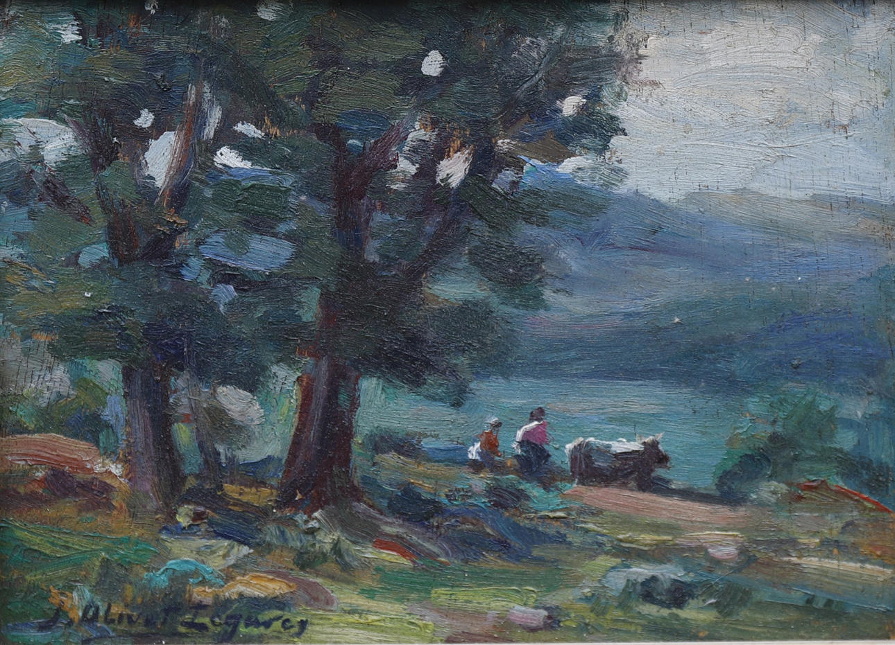 JOSEP OLIVET LEGARÉS. Animierte Landschaft.