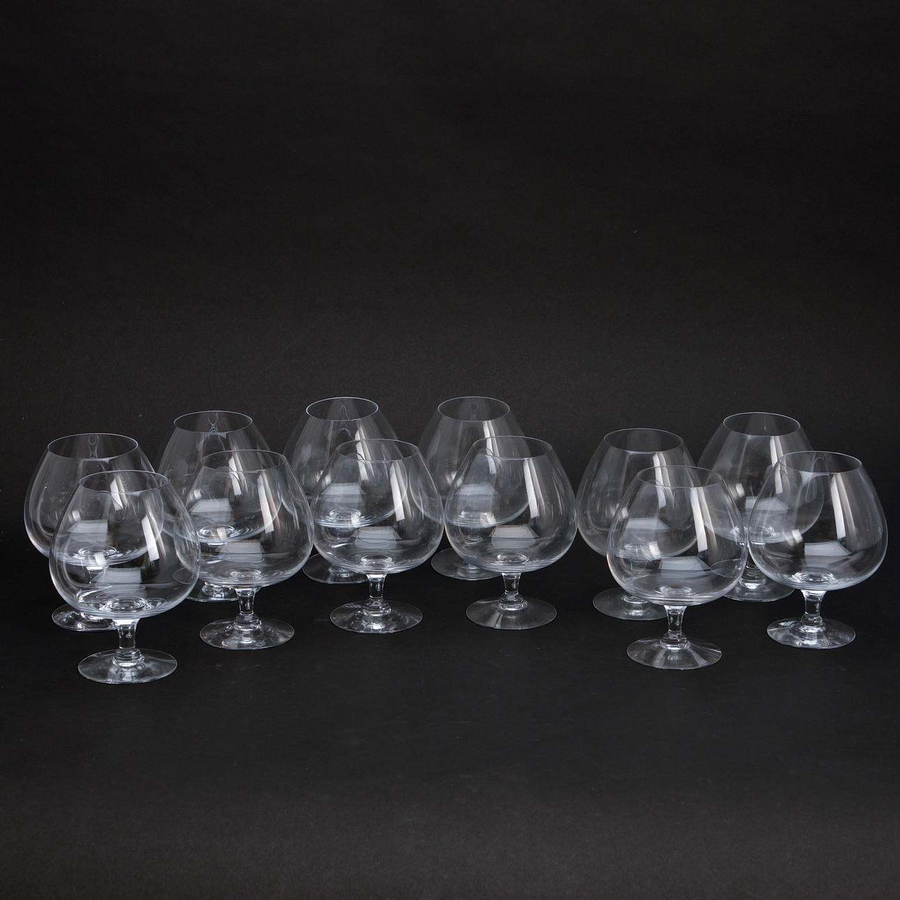 CONY CUPS, 12 pcs, glass, Orrefors.