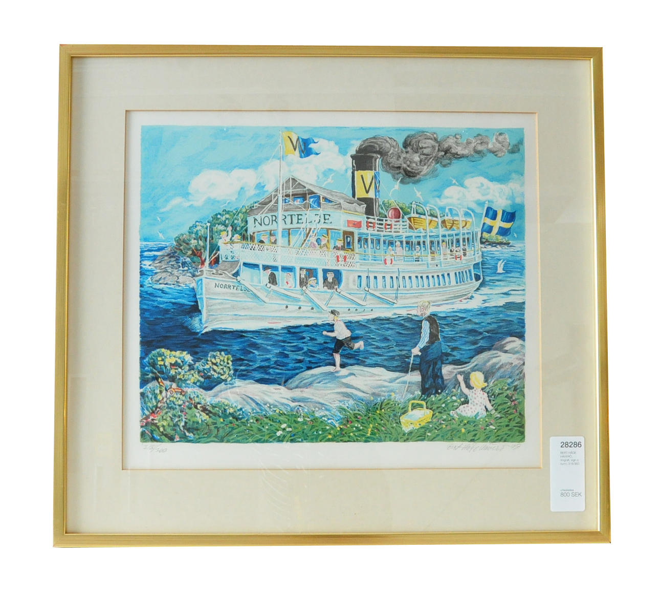 BERT HÅGE HÄVERÖ, litografi, sign o numr, 318/360.