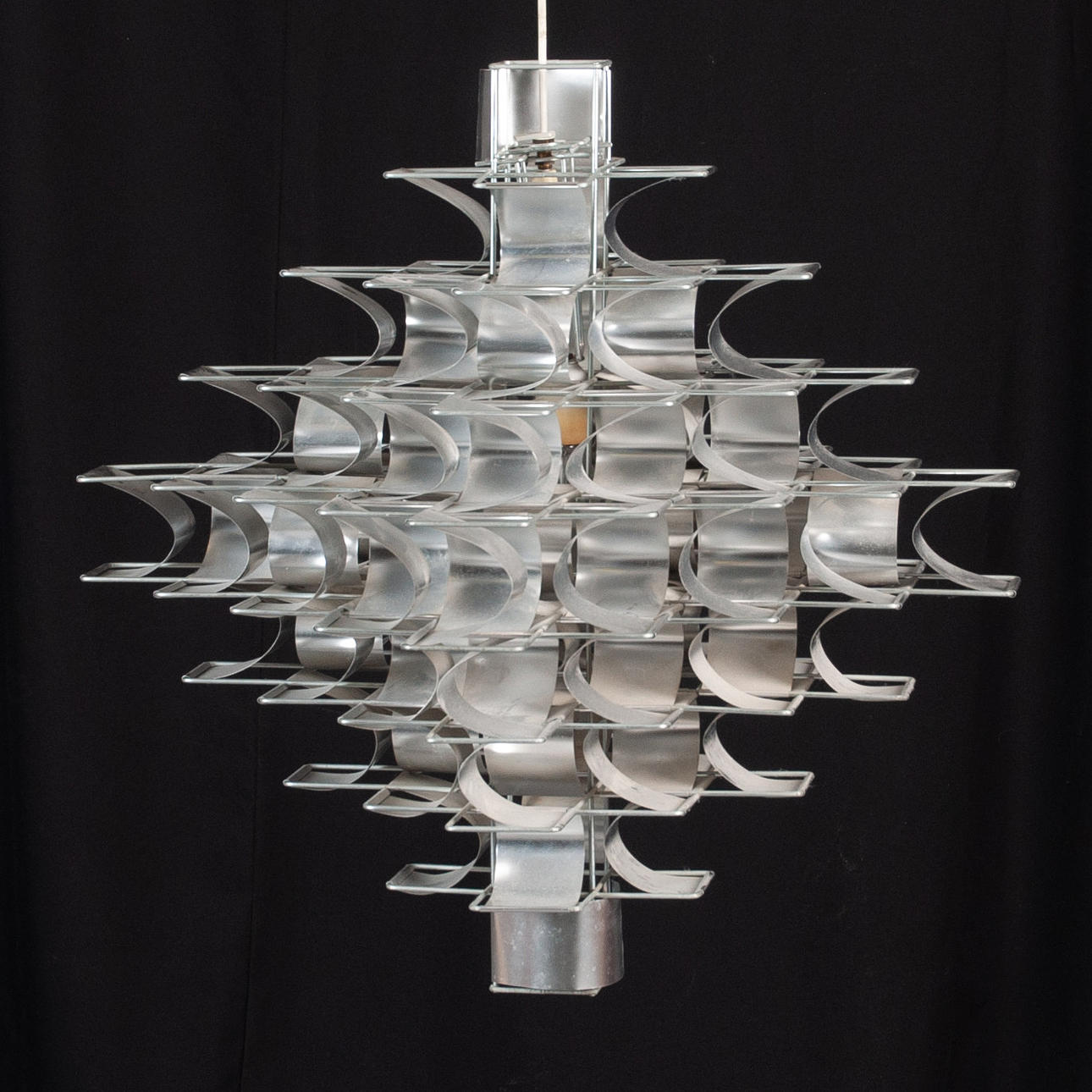 MAX SAUZE. Ceiling lamp, Cassiopeia 1970s.