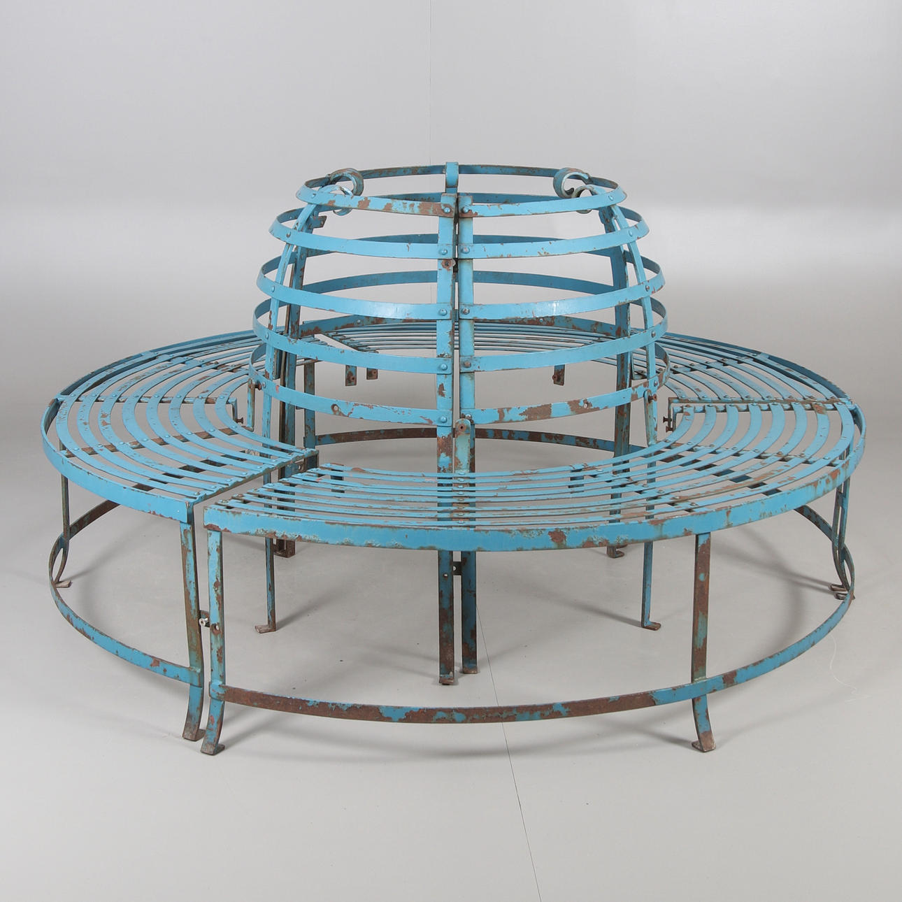 TRÄDBÄNK, smide, 1900-tal.