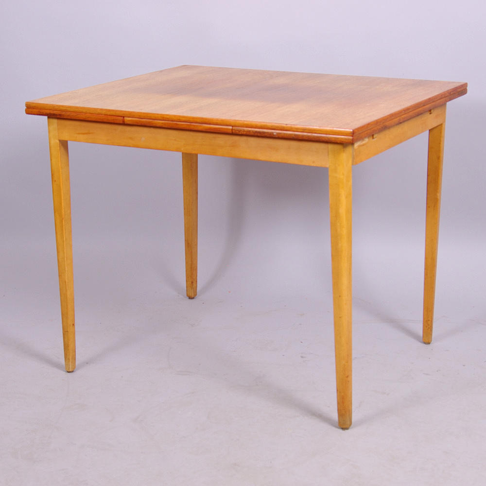 KÖKSBORD, teak/björk, 1900-talets mitt.