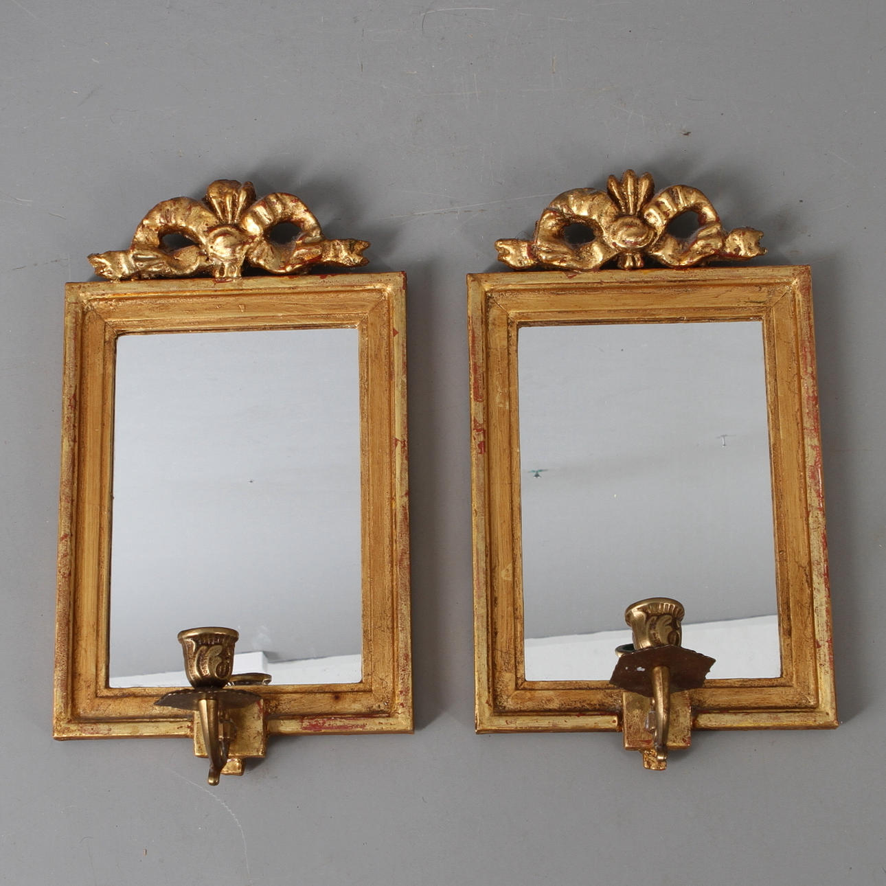 SPEGLLAMPETTER, ett par, 1900-talets andra hälft.