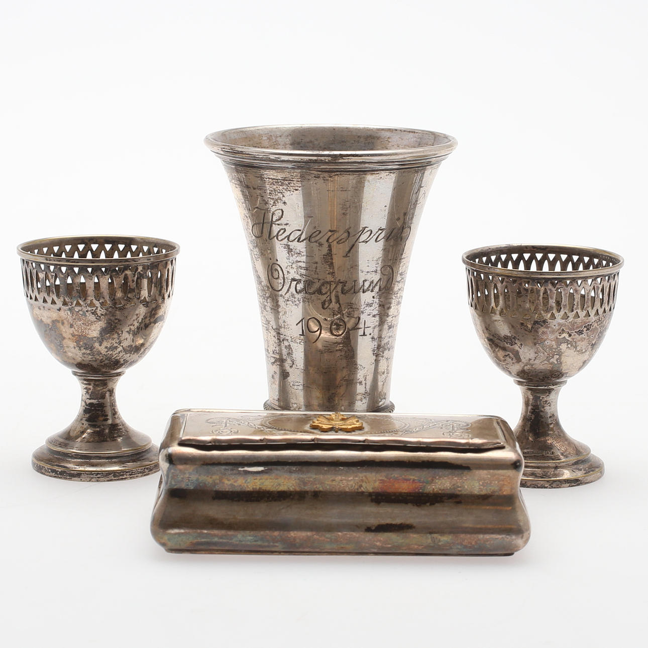 PARTI SILVER, 4 delar, vikt 207 g.