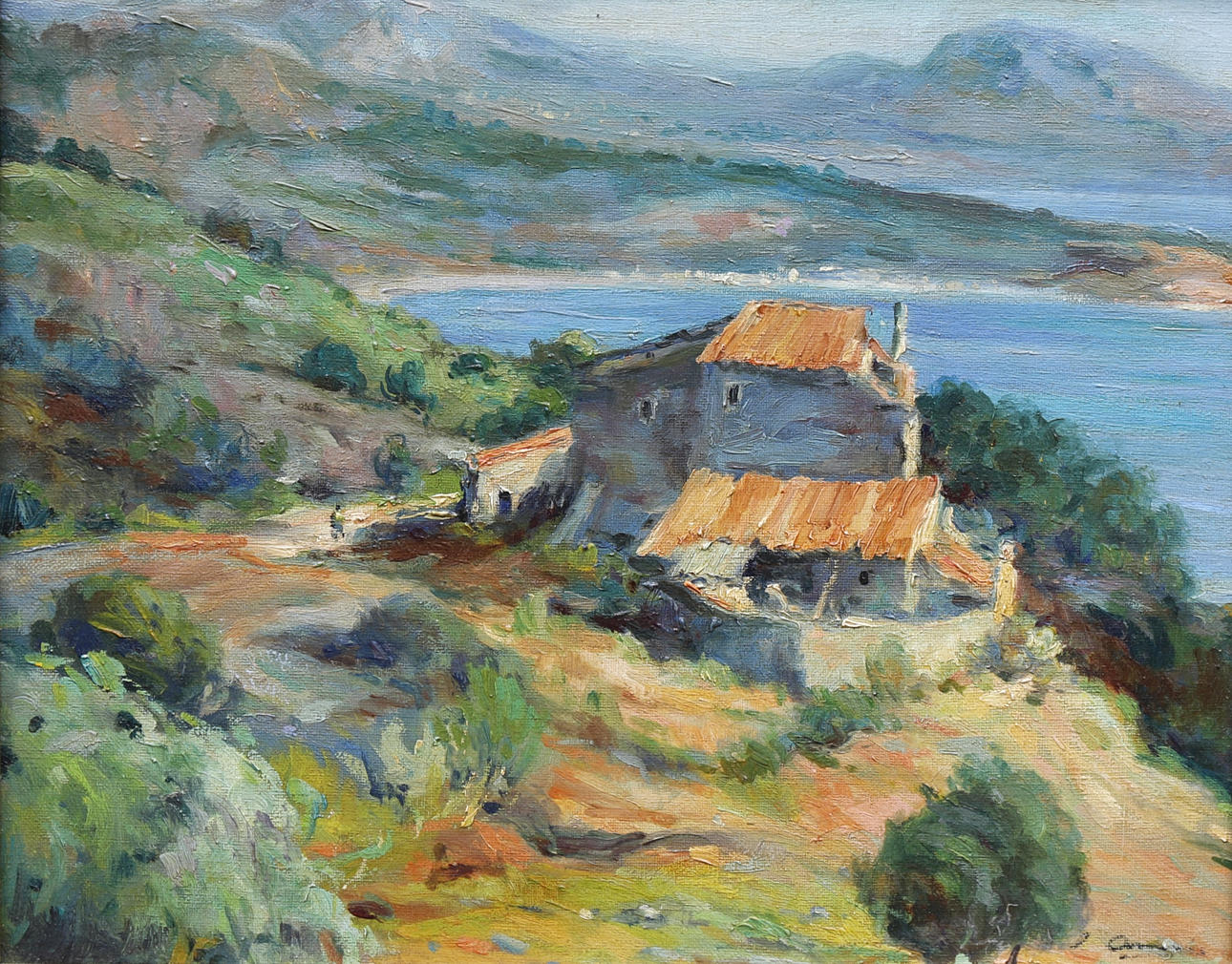 JOAQUÍN ASENSIO MARINÉ. Vista rural.