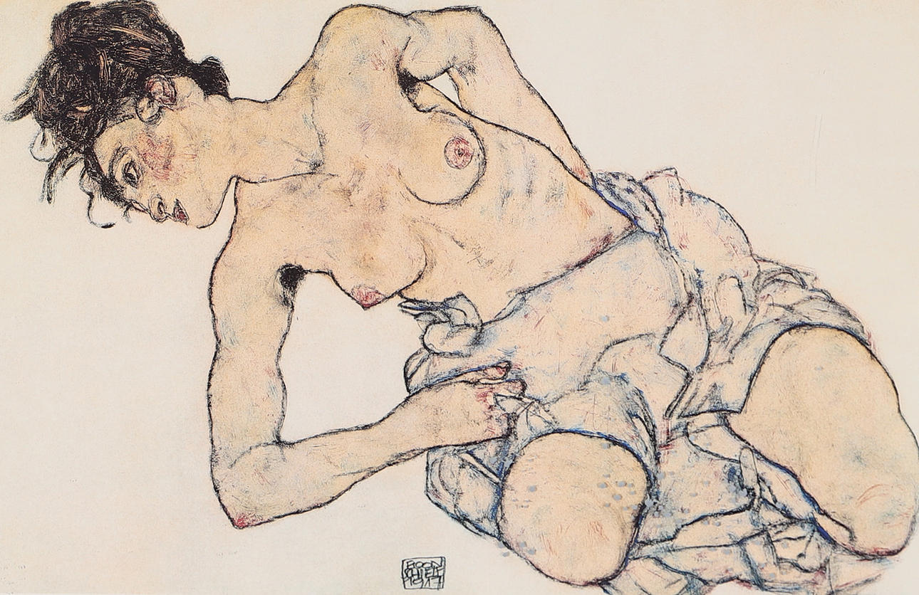 EGON SCHIELE. Frauenstudien, Druck.