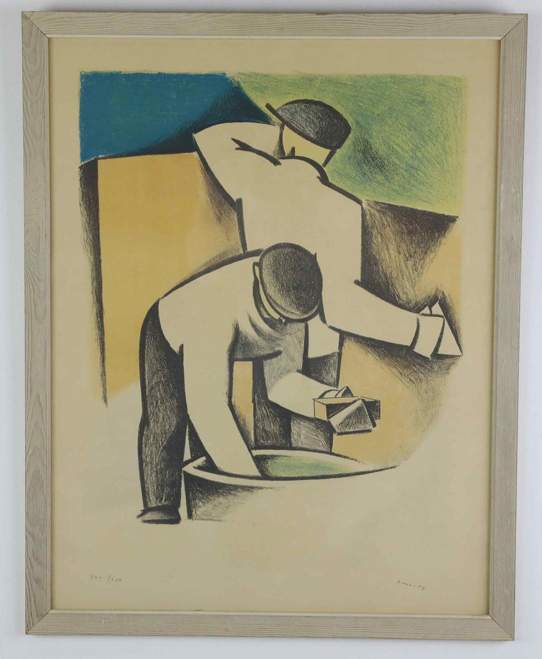 UNTO PUSA. Lithograph, 224/250, signed and dated 1953.