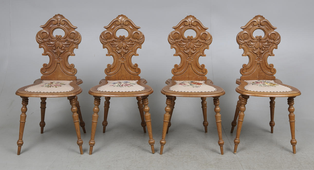 STOLAR, 4 st, omkring 1900.