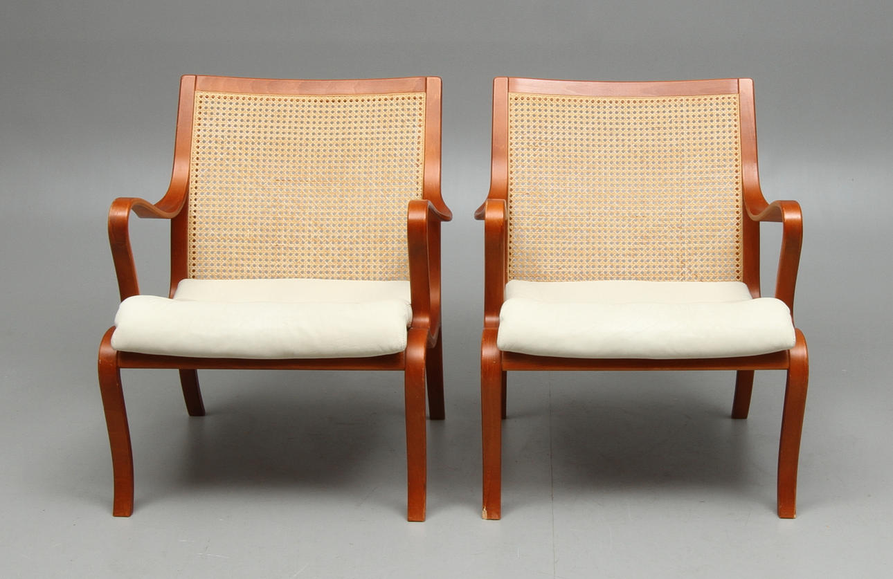 FÅTÖLJER, 1 par, 19/2000-tal.