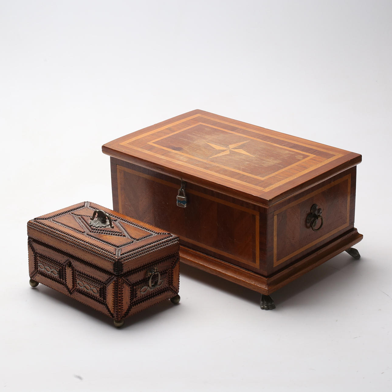 BOX, 2 pcs, wood.