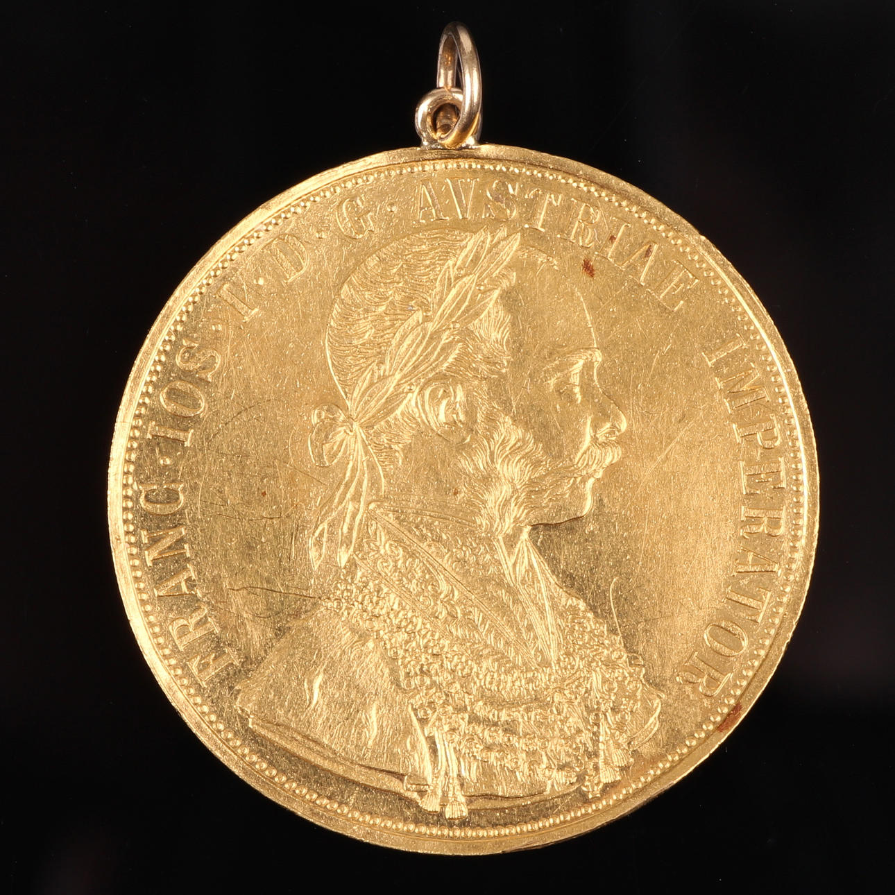 GULDMYNT, 23k, Österrike, vikt ca 14,1 gram.