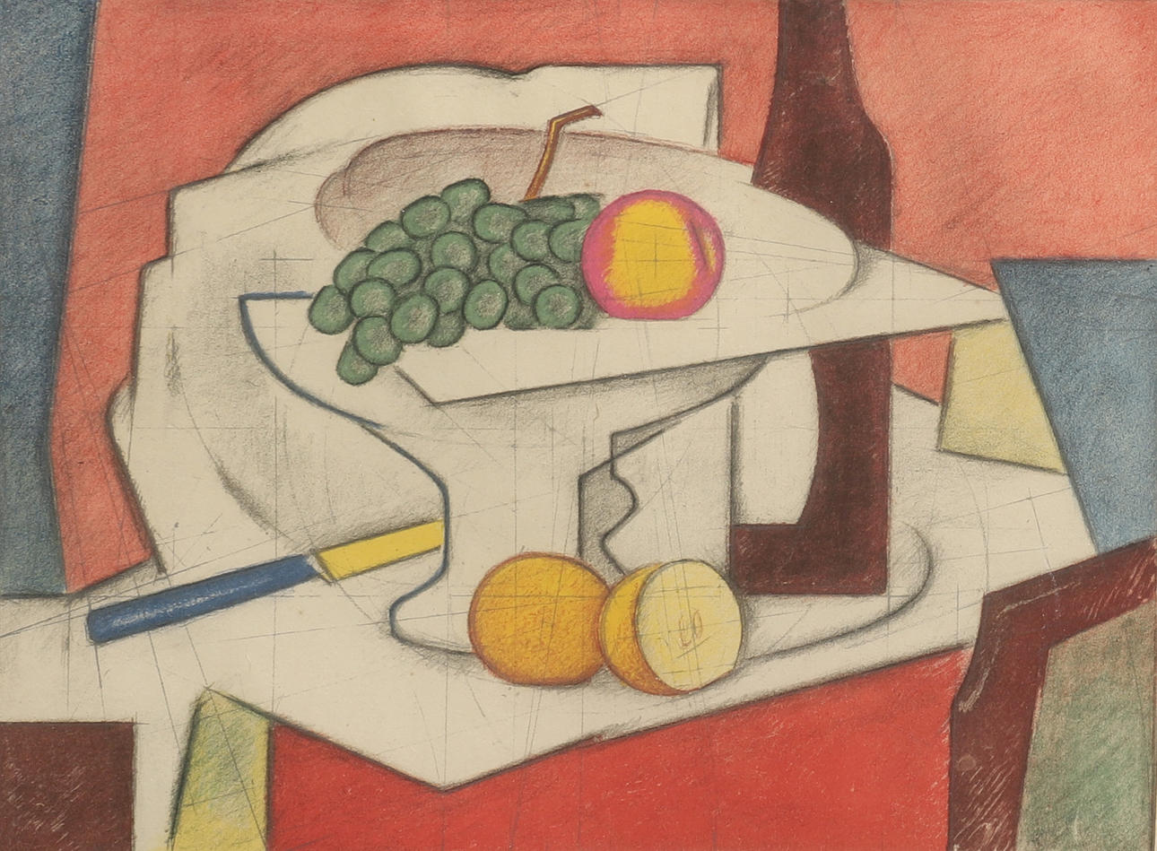 GEORG JACOBSEN. FRUCHT-STILLLEBEN.