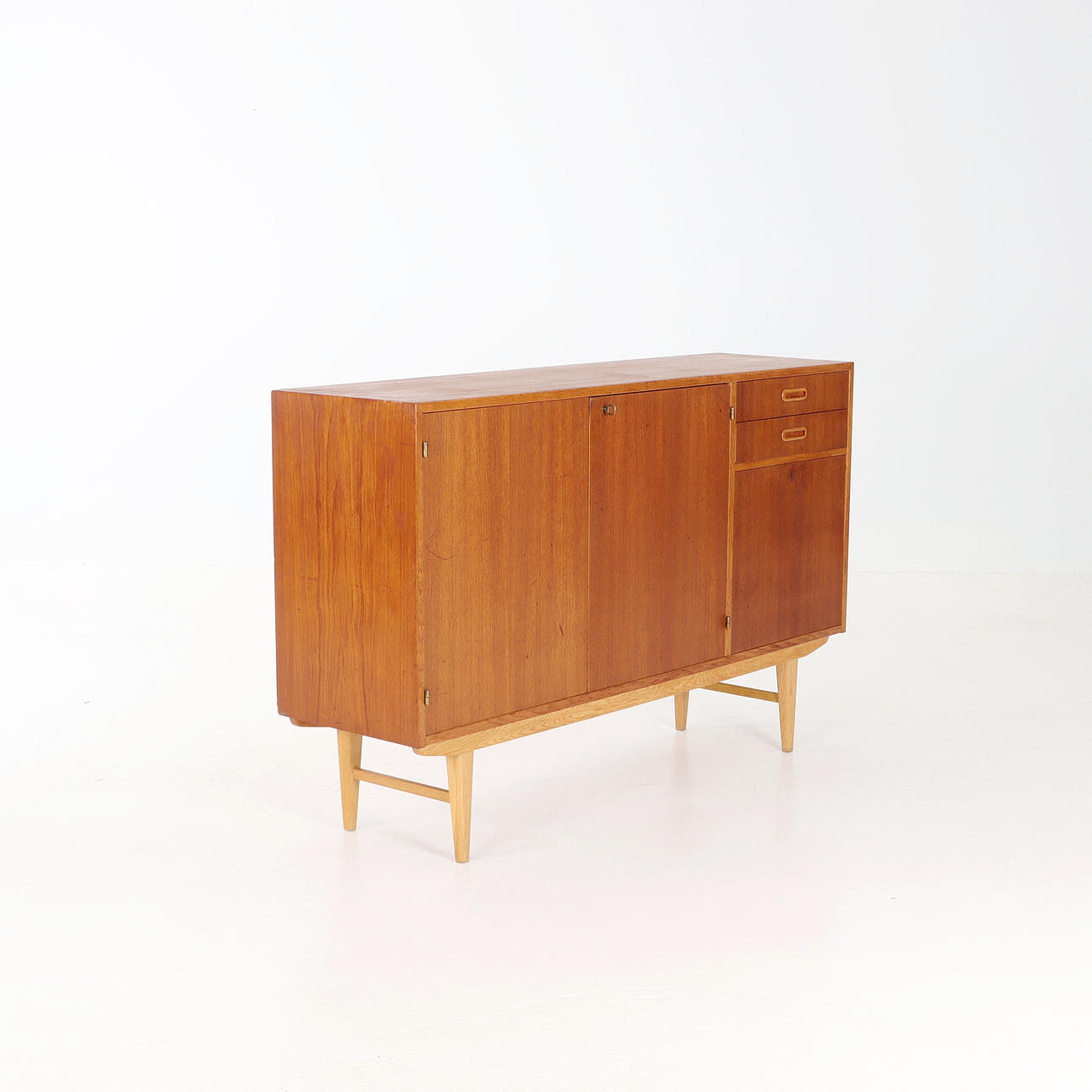 SIDEBOARD, teak, längd 150 cm, Sverige 1950/60-tal.