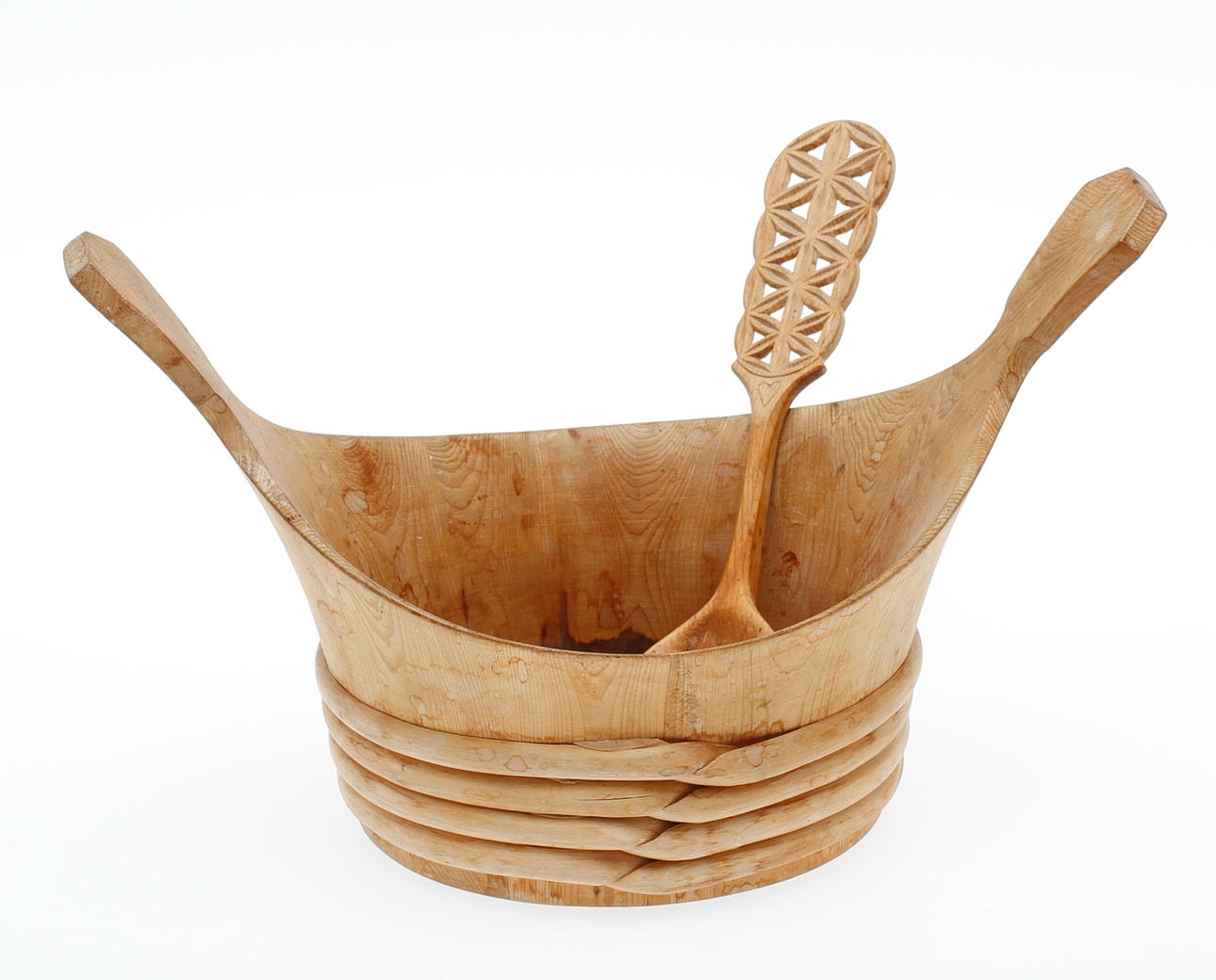 SKÅL med SKED, trä, Kalevala 1946.