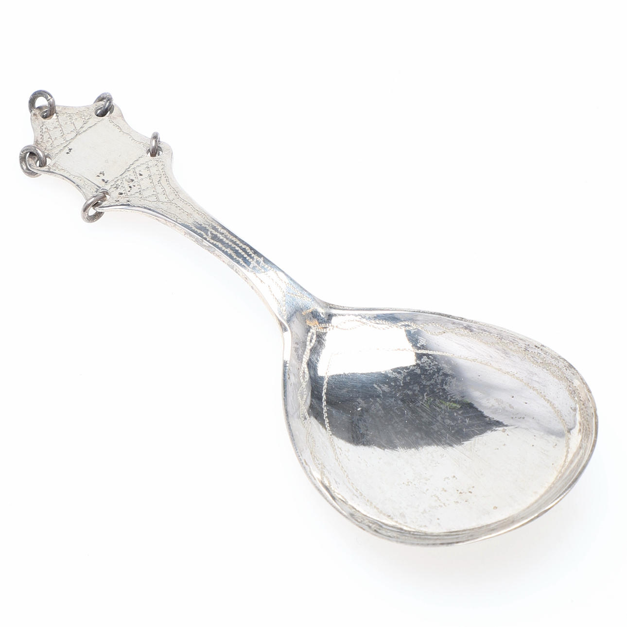 SUPSPOON, silver, Sami work, Sigurd Åhman Ur & Gold, 1950. Silver ...