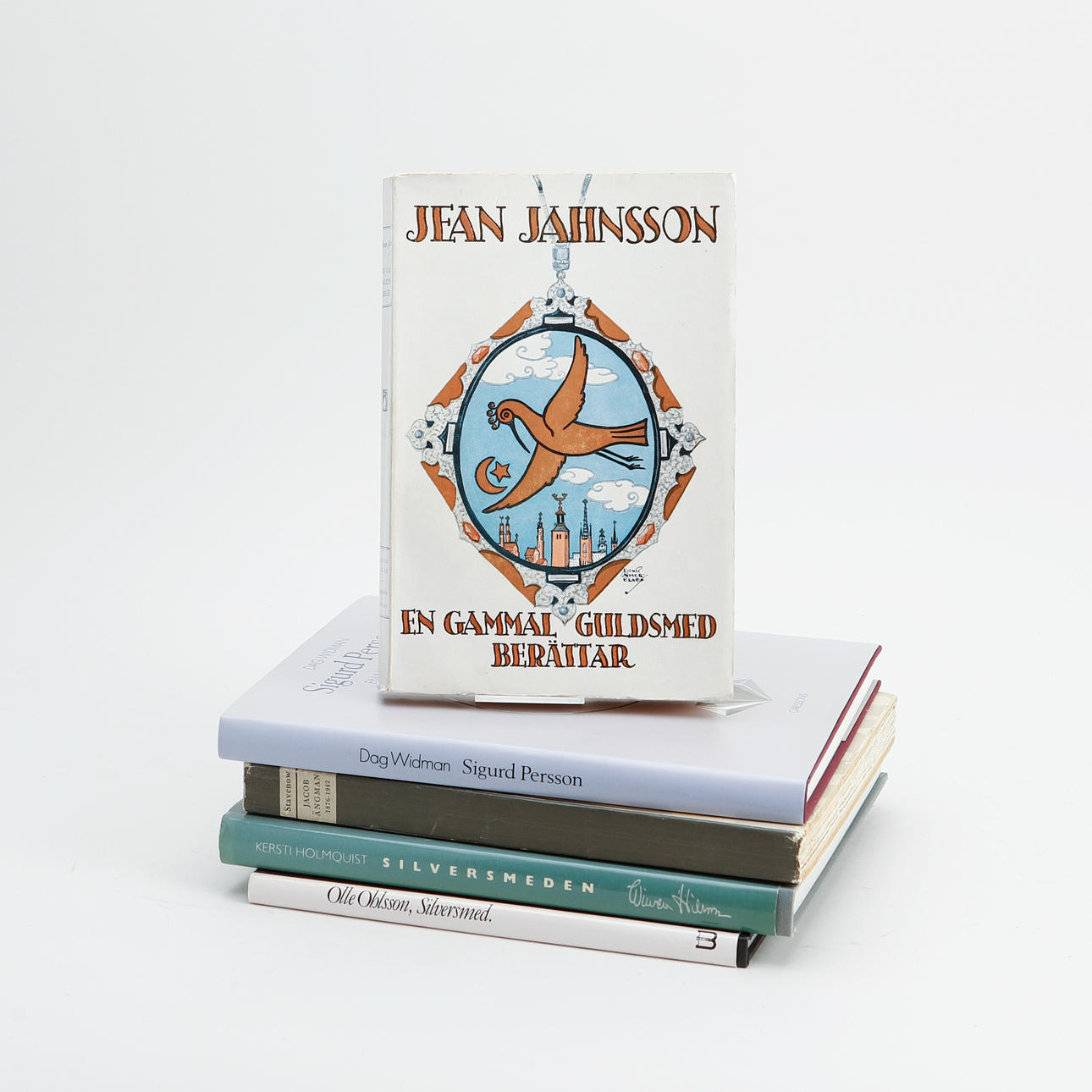 BÖCKER, bl.a. om svenska silversmeder, 5 st.