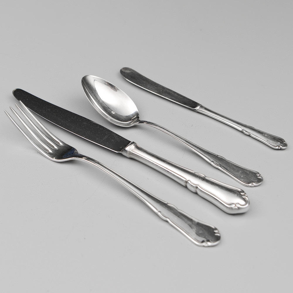 BESTICK, 38 delar, nysilver, "Rådhus".