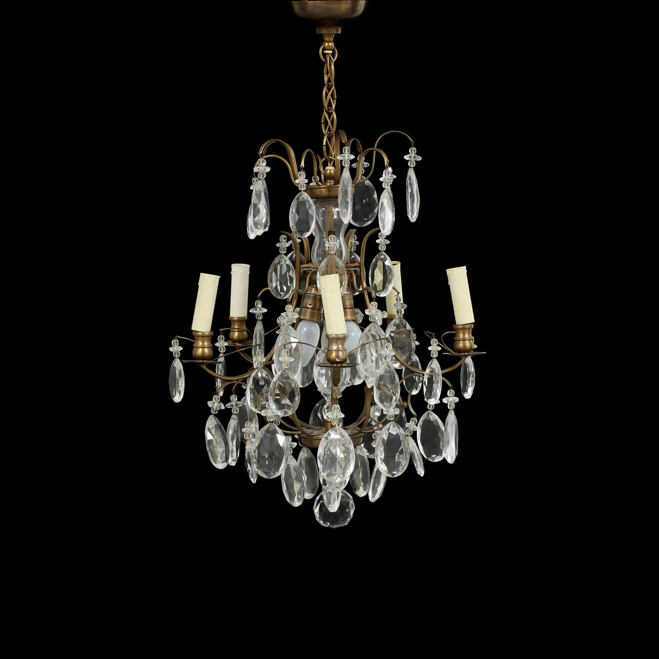 TAKKRONA, barockstil, 1900-tal. Höjd 55 cm.