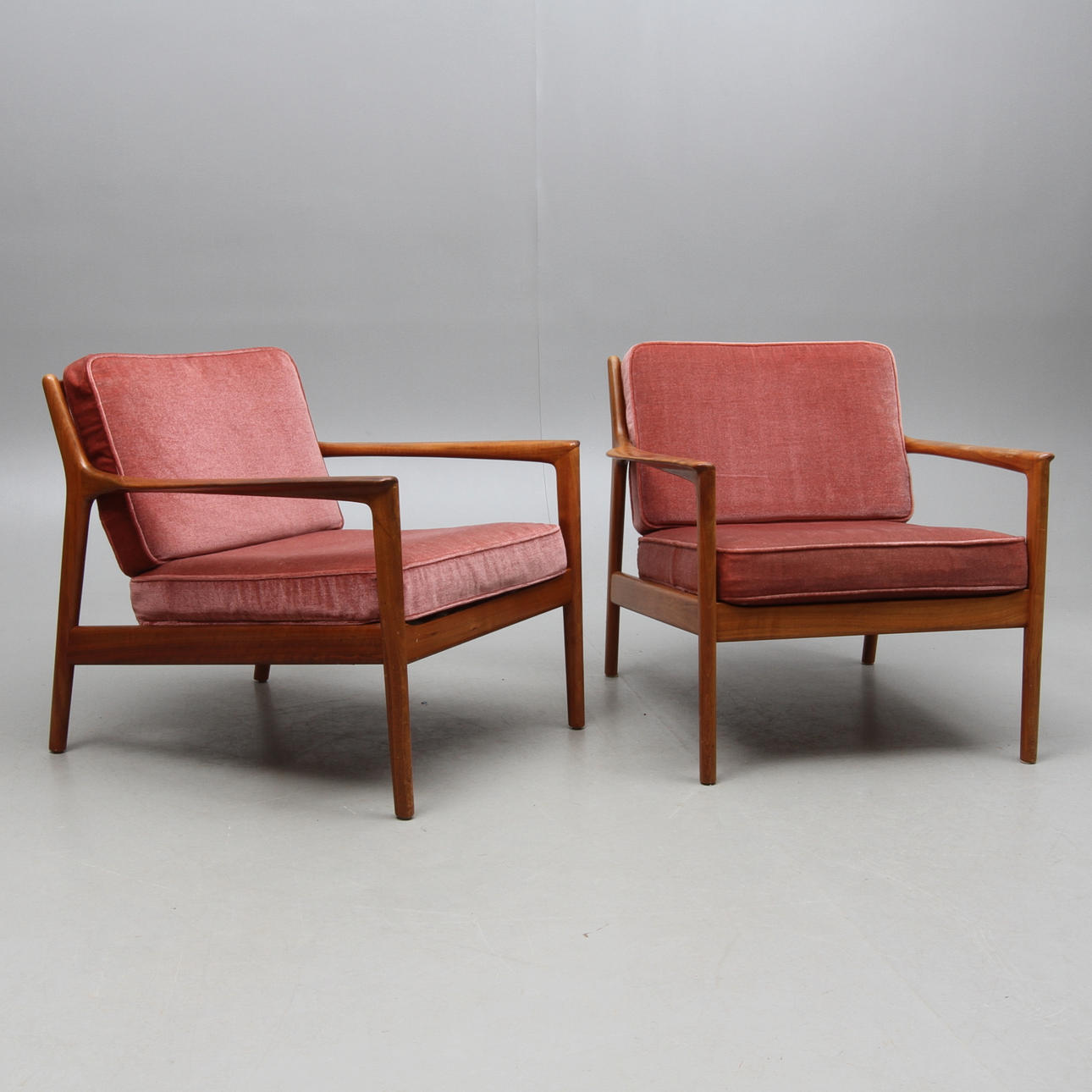 FÅTÖLJER, ett par, "USA 75", Folke Olsson, omkring 1900-talets mitt.