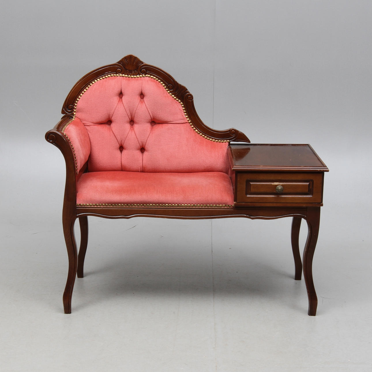 TELEFONMÖBEL, rokokostil, 1900-tal.