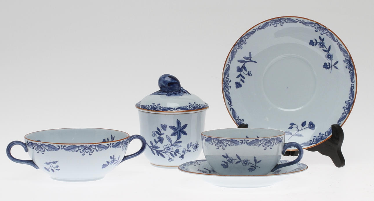 PARTI PORSLIN, 9 delar, Ostindia, Rörstrand.