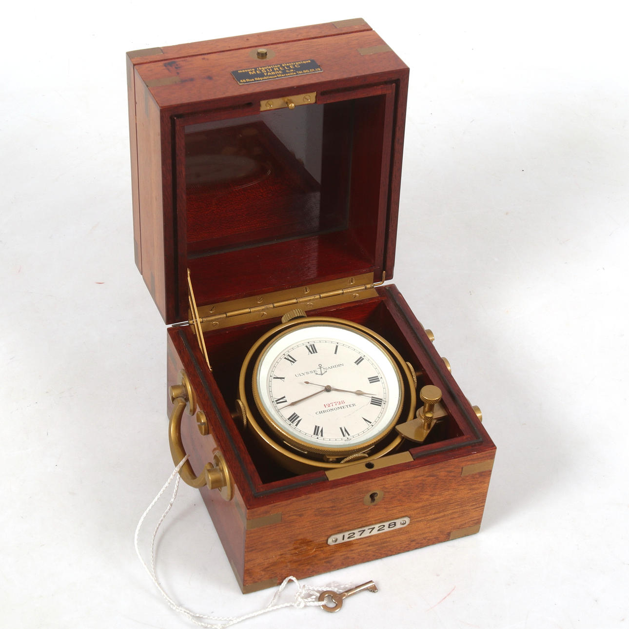 SCHIFFSCHRONOMETER, Ulysse Nardin, Mesurelec Fabre, 1900er Jahre.