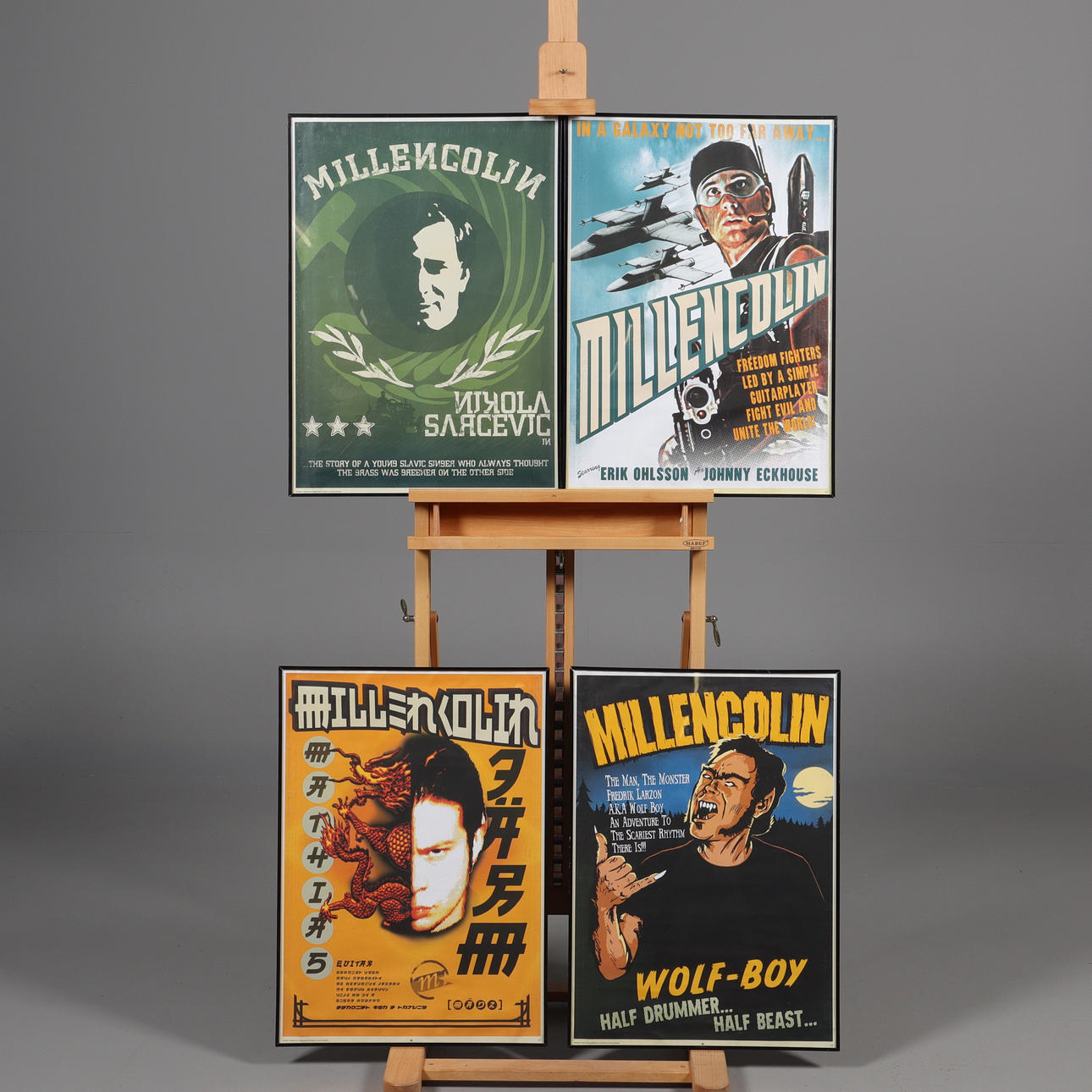 AFFISCHER, av bandet "Millencolin" 4 stycken.